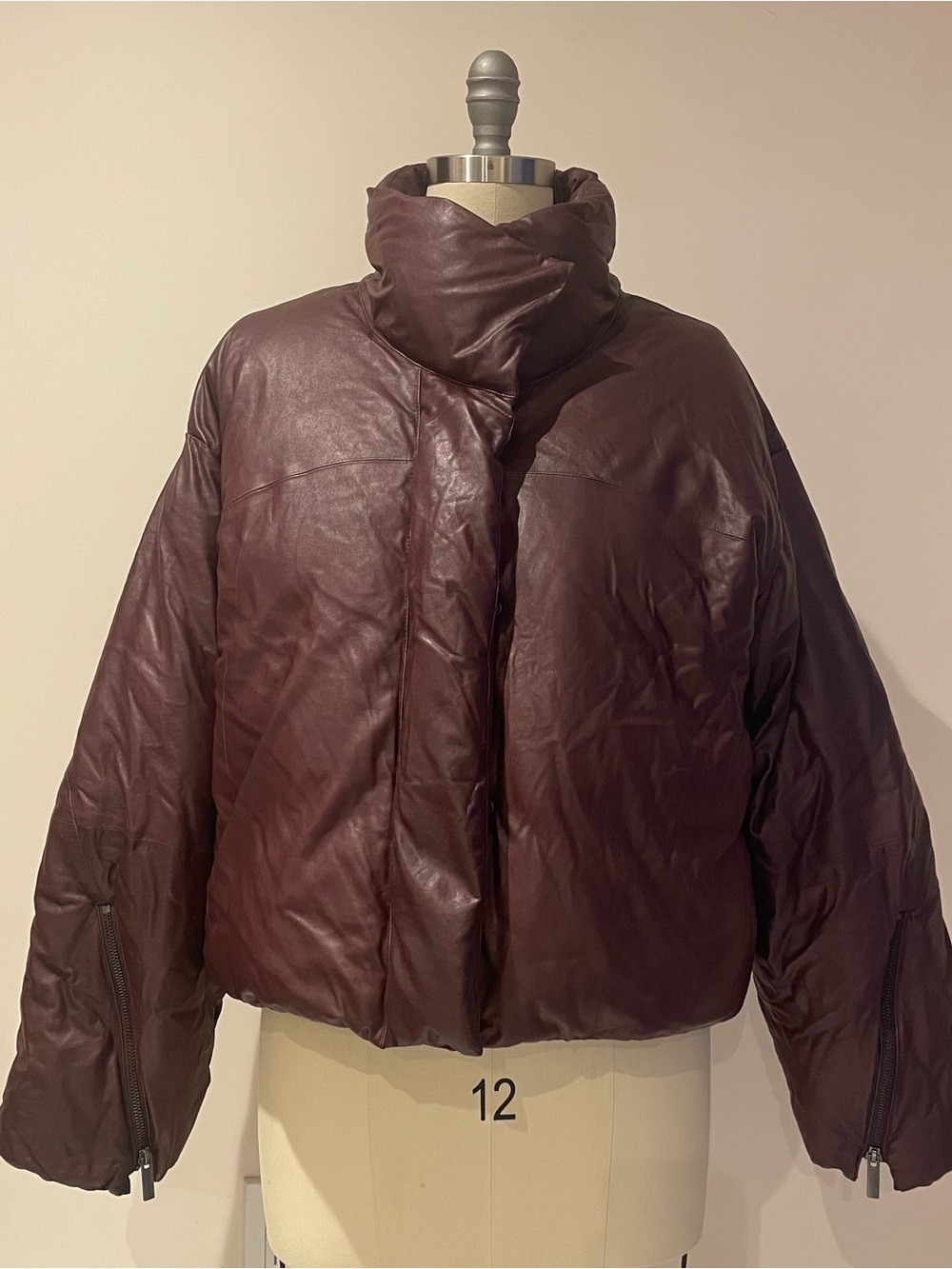 TWP Leather Puffer Raglan
RED RED WINE